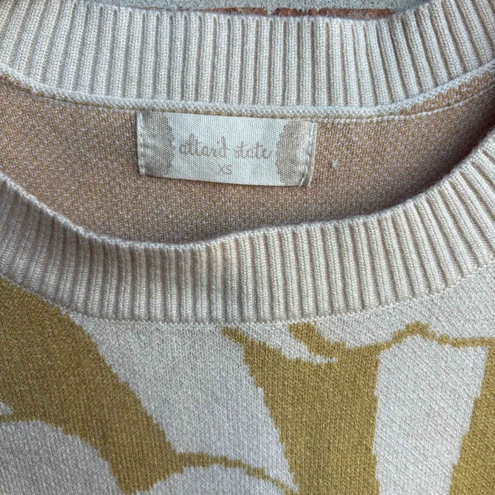 Altar'd State Sunrise Sweater - Pink and Cream